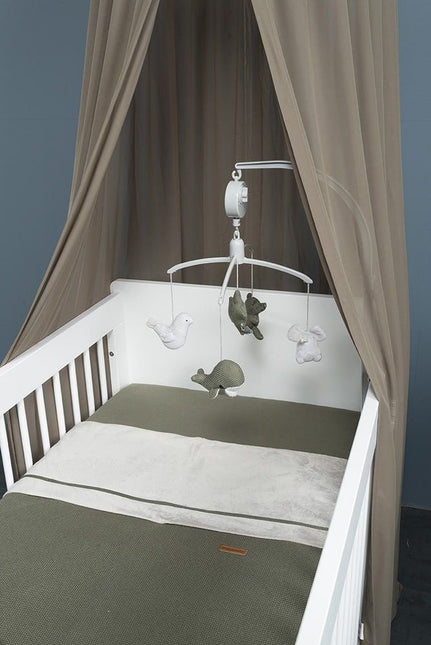 Baby's Only Dekbedovertrek Classic Khaki 80x80cm koop je bij Babywinkel