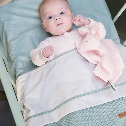 Baby's Only Dekbedovertrek Classic Stonegreen 80x80cm koop je bij Babywinkel