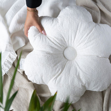 Baby's Only Kussen Bloem Calm Wit koop je bij Babywinkel