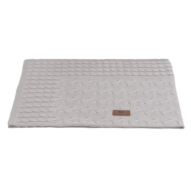 Baby's Only Ledikantdeken Cable Leem koop je bij Babywinkel
