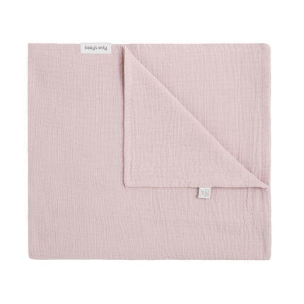 Baby's Only Ledikantdeken Fresh Oud Roze 100x135cm koop je bij Babywinkel