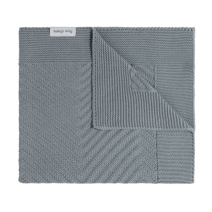 Baby's Only Ledikantdeken Grace Nordic Blue 100x135cm koop je bij Babywinkel