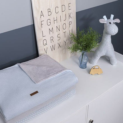Baby's Only Ledikantdeken Teddy Classic Stonegreen koop je bij Babywinkel
