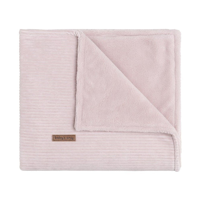 Baby's Only Ledikantdeken Teddy Sense Oud Roze koop je bij Babywinkel