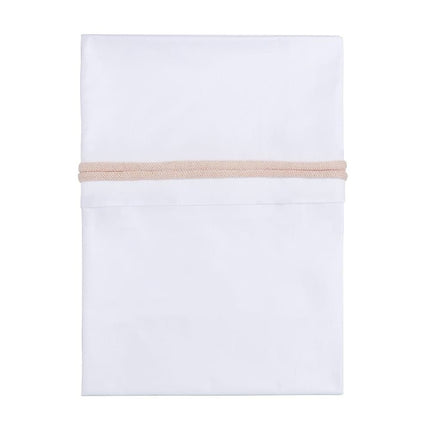 Baby's Only Ledikantlaken Gebreide Bies Blush/Wit koop je bij Babywinkel