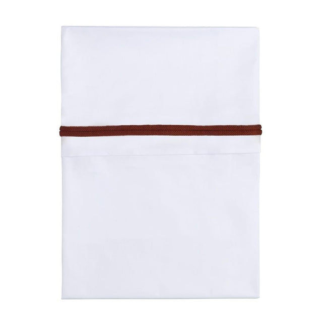 Baby's Only Ledikantlaken Gebreide Bies Brique/Wit koop je bij Babywinkel