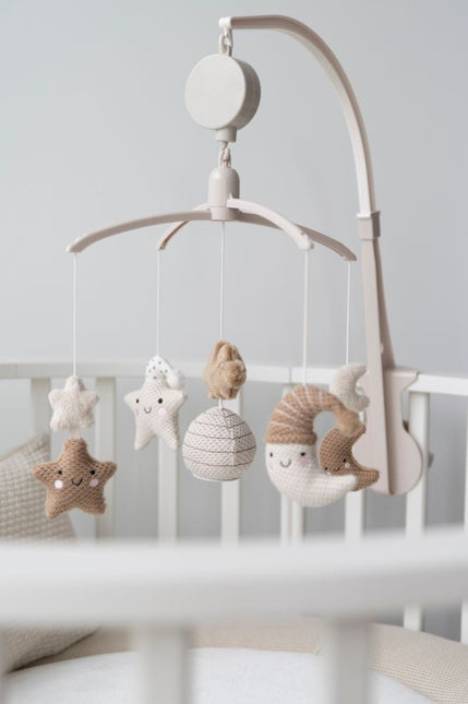 Baby's Only Muziekmobiel Heaven Clay/Warm Linen koop je bij Babywinkel