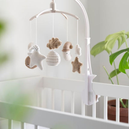 Baby's Only Muziekmobiel Heaven Clay/Warm Linen koop je bij Babywinkel