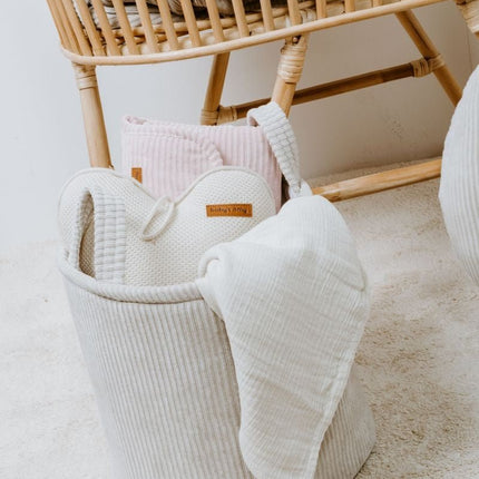 Baby's Only Opbergmand Sense Kiezelgrijs 38cm koop je bij Babywinkel