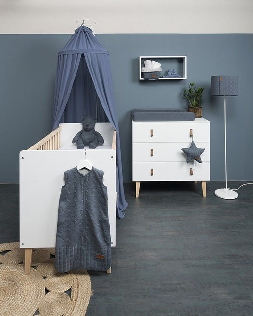 Baby's Only Slaapzak Baby Cable Granit 70cm koop je bij Babywinkel