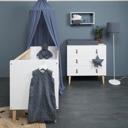 Baby's Only Slaapzak Baby Cable Stonegreen 70cm koop je bij Babywinkel