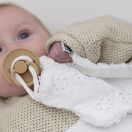 Baby's Only Speendoekje Bloem Calm Wit koop je bij Babywinkel