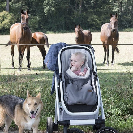 Baby's Only Voetenzak Zomer Breeze 0+ Antraciet koop je bij Babywinkel