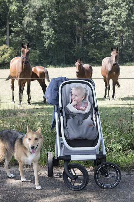 Baby's Only Voetenzak Zomer Breeze 0+ Antraciet koop je bij Babywinkel
