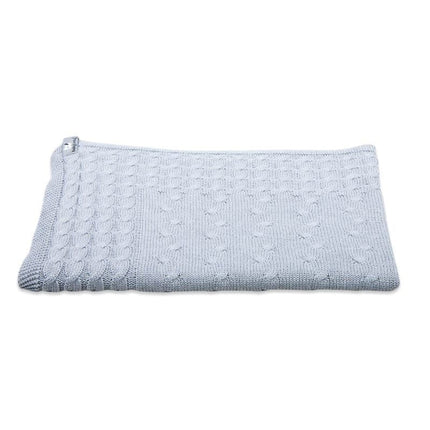 Baby's Only Wiegdeken Cable Grijs koop je bij Babywinkel