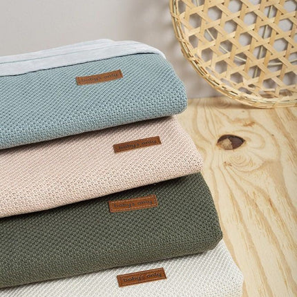 Baby's Only Wiegdeken Soft Classic Stonegreen koop je bij Babywinkel