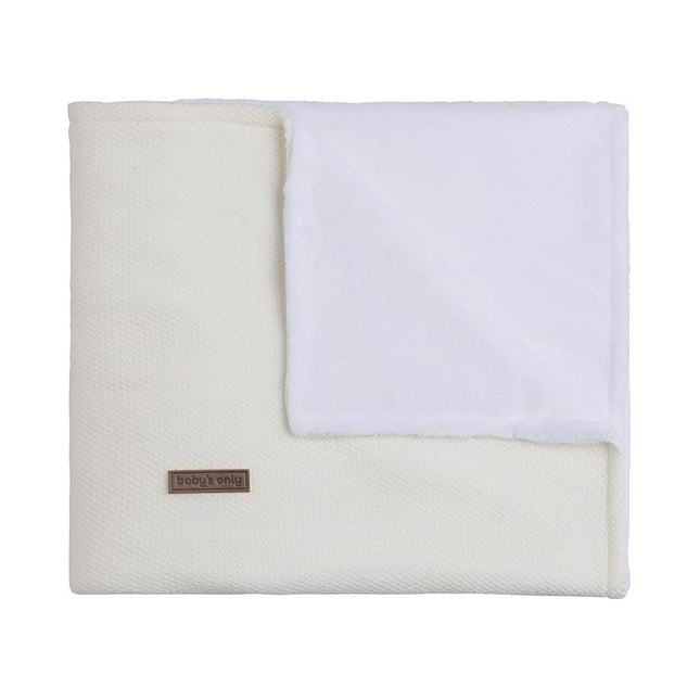 Baby's Only Wiegdeken Teddy Classic Wol Wit koop je bij Babywinkel