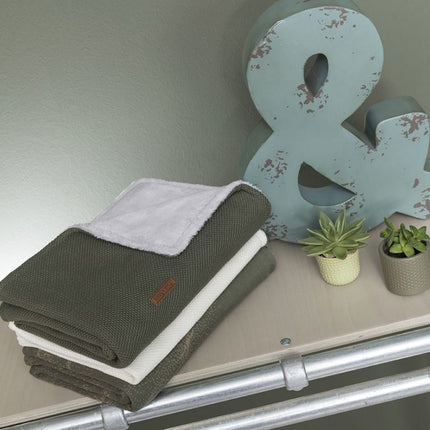 Baby's Only Wiegdeken Teddy Classic Wol Wit koop je bij Babywinkel