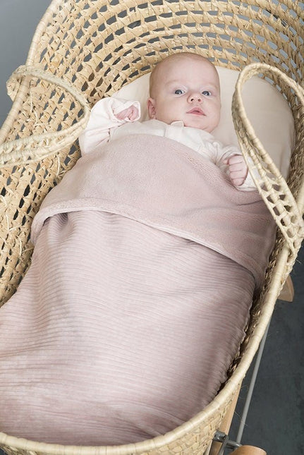 Baby's Only Wiegdeken Teddy Sense Oud Roze koop je bij Babywinkel