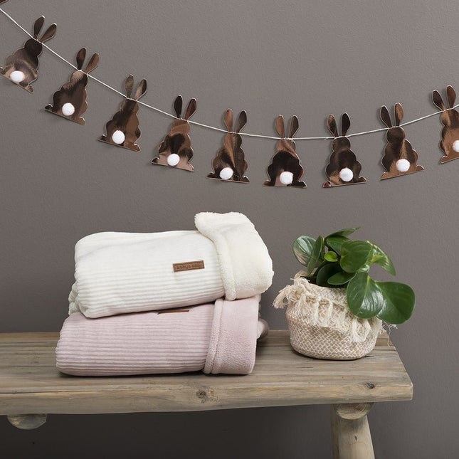 Baby's Only Wiegdeken Teddy Sense Wit koop je bij Babywinkel