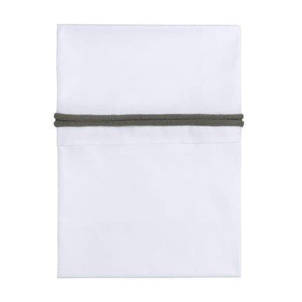 Baby's Only Wieglaken Gebreide Bies Khaki/Wit koop je bij Babywinkel