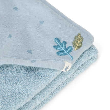 Little Dutch Badcape Baby Pure Denim Blue 100Cm koop je bij Babywinkel