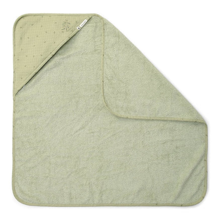 Little Dutch Badcape Baby Pure Sage 100Cm koop je bij Babywinkel
