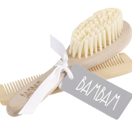 BamBam Borstel en Kam Hout koop je bij Babywinkel