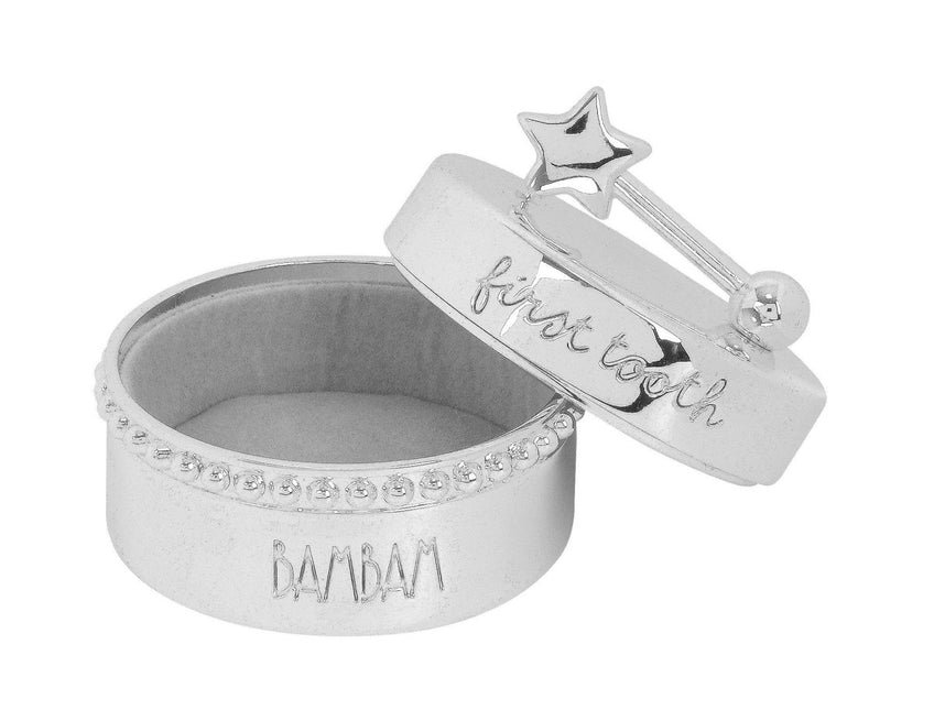 BamBam Geschenkdoosje Tandenkist Zilver koop je bij Babywinkel