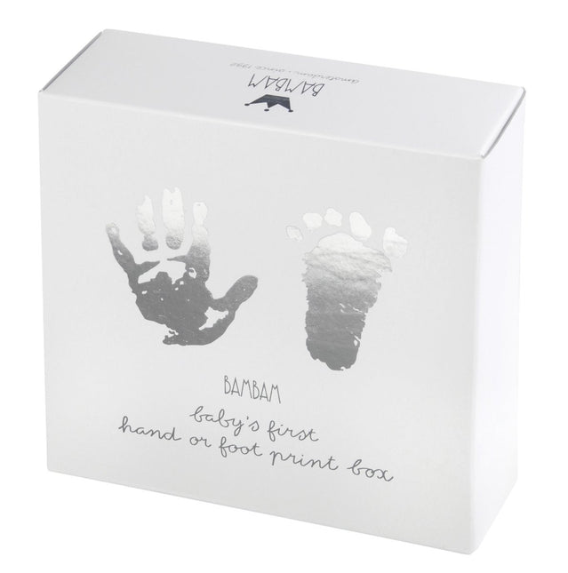 BamBam Geschenkdoosje Voet / Drukken Van De Hand koop je bij Babywinkel