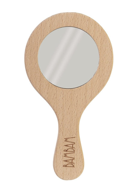 BamBam Houten Handspiegel koop je bij Babywinkel