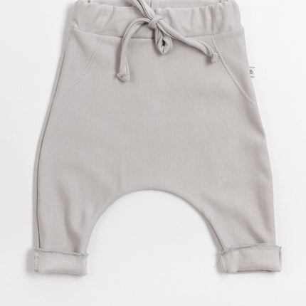 Bamboom Baby Broekje Grijs/Ivoor koop je bij Babywinkel