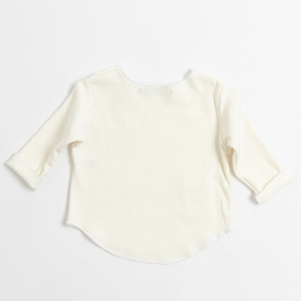 Bamboom Baby Shirt Lange Mouw Creme koop je bij Babywinkel