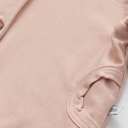 Bamboom Baby Vestje Met Capuchon Roze koop je bij Babywinkel