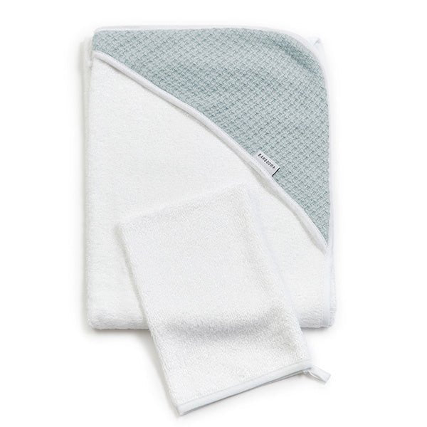 Bamboom Badcape Baby Duo Soft Stone Ice Blue koop je bij Babywinkel
