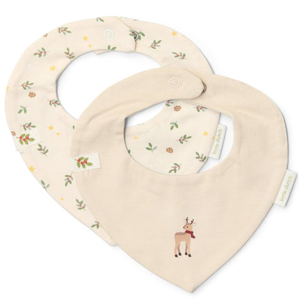 Little Dutch Slabbetje Little Christmas 2St koop je bij Babywinkel