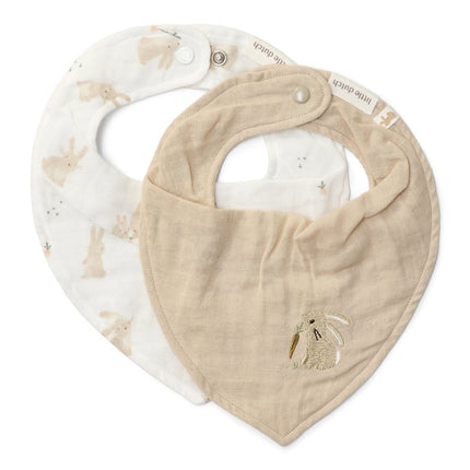 Little Dutch Slabbetje Bandana Baby Bunny 2St koop je bij Babywinkel