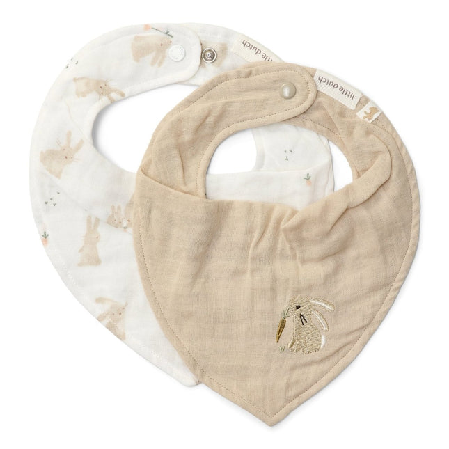 Little Dutch Slabbetje Bandana Baby Bunny 2St koop je bij Babywinkel