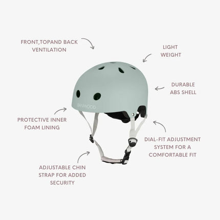 Banwood Eco Kinderhelm Clay koop je bij Babywinkel