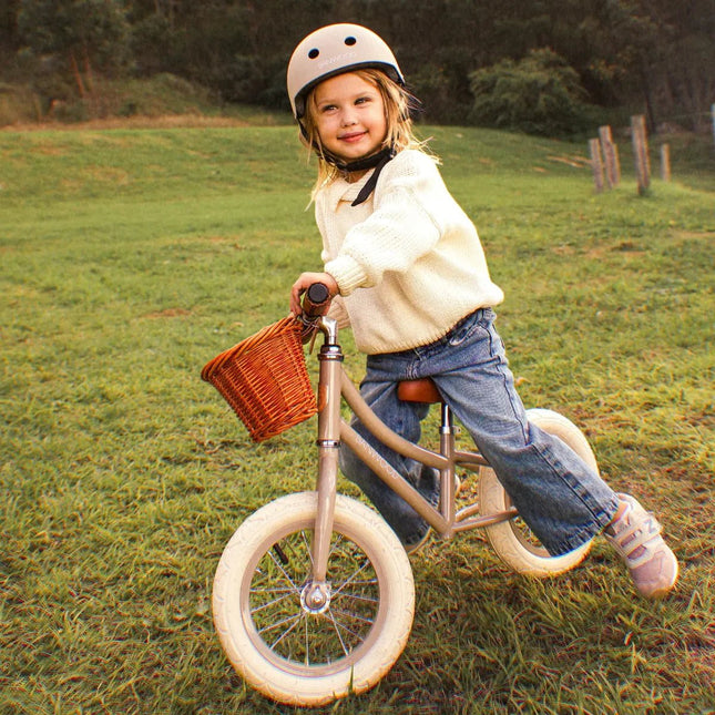 Banwood Loopfiets First Go Beige koop je bij Babywinkel