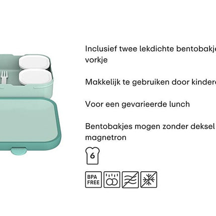 Mepal Lunchbox Bento Campus Dino Groot koop je bij Babywinkel