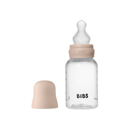 BIBS Flesspeen Rond Silicone 1 Pack 150 Ml Slow Flow Blush koop je bij Babywinkel