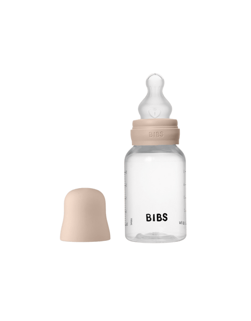 BIBS Flesspeen Rond Silicone 1 Pack 150 Ml Slow Flow Blush koop je bij Babywinkel