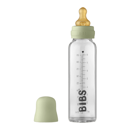BIBS Babyfles Glas 225ml Sage koop je bij Babywinkel