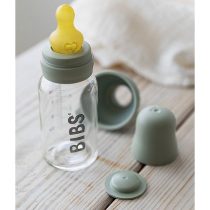 BIBS Babyfles Glas 225ml Sage koop je bij Babywinkel