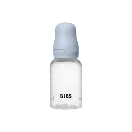 BIBS Babyfles Round Latex 150Ml Slow Flow Baby Blue koop je bij Babywinkel