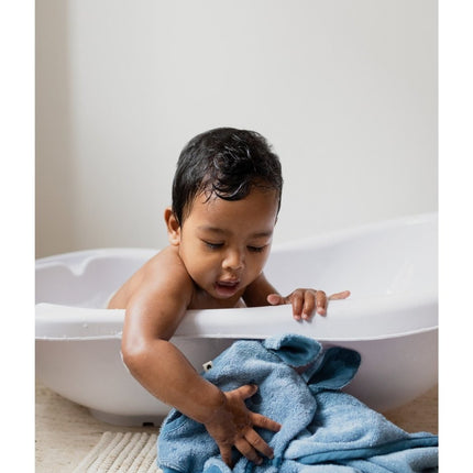 BIBS Badcape Baby Poncho Kangaroo Petrol koop je bij Babywinkel