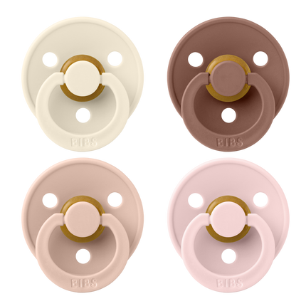 BIBS imukuppi Koko 1 Väri Ivory/Blush/Woodchuck/Blossom 4kpl