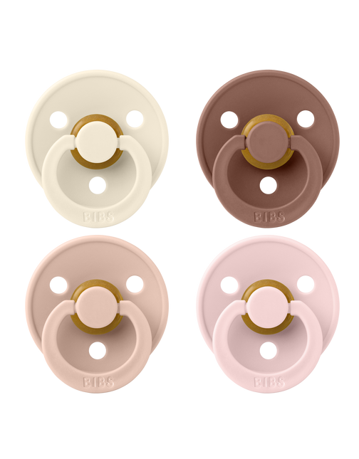BIBS imukuppi Koko 1 Väri Ivory/Blush/Woodchuck/Blossom 4kpl