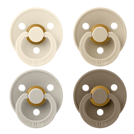BIBS imukuppi koko 1 Väri Ivory/hiekka/vanilja/tumma tammi 4kpl